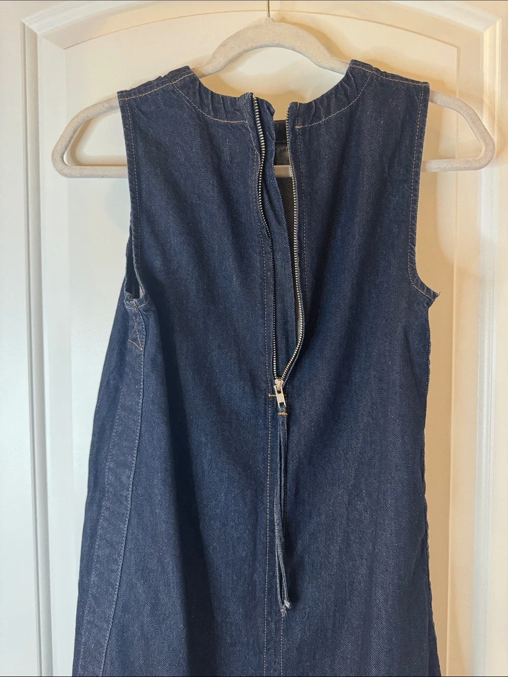Madewell Denim Boxy Dress in Essex Wash size 2